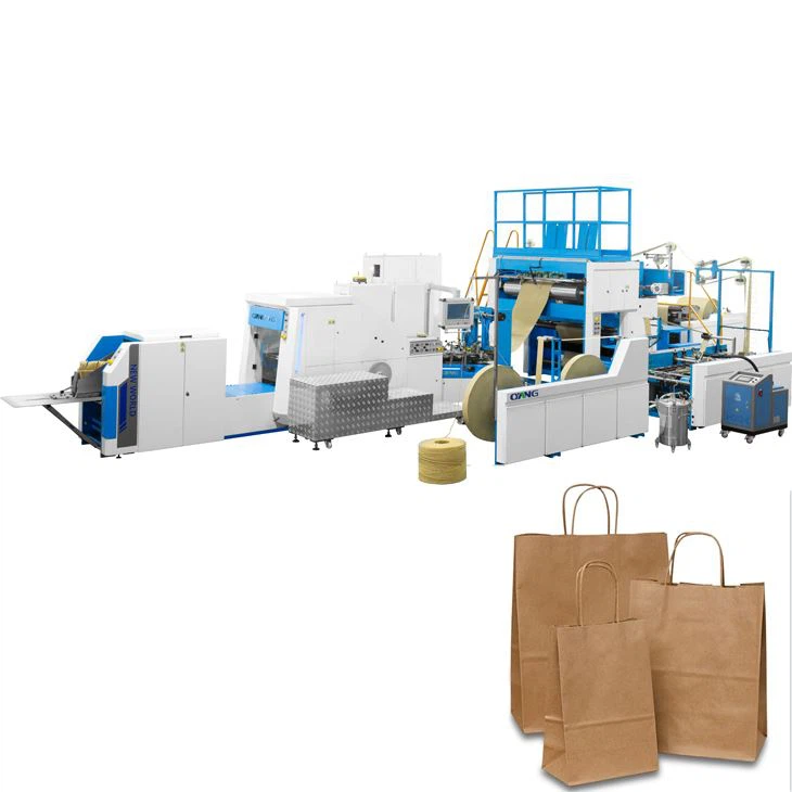 Uue disainiga paberkoti valmistamise masin